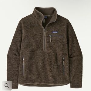 Patagonia Women’s Retro Pile Fleece Marsupial Pullover - Otter Brown